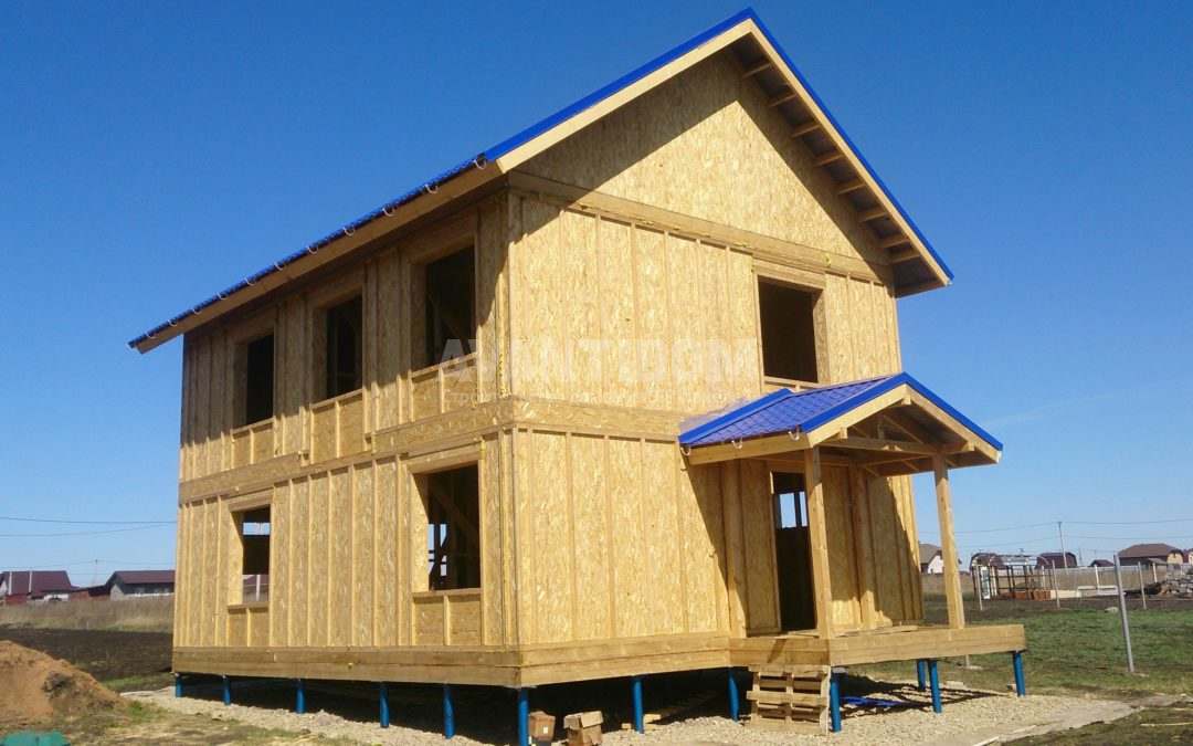 Строительство дома по технологии I-SIP п. Подсолнухи (9 часть — заключительный этап)